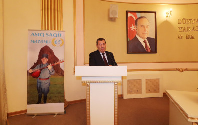 Qazaxda Aşıq Saqif Məzəmlinin 65 illik yubileyi qeyd olunub
