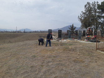 Qazaxda Novruz bayramı ərəfəsində Şəhidlər Xiyabanları və qəbiristanlıqlarda iməcilik keçirilib