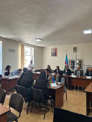 BDU-nun Qazax filialında “Müasir Azərbaycanın Demokratik Hüquqi Əsasları – Konstitusiyamız” mövzusunda Nə?, Harada?, Nə zaman? formatlı intellektual yarış keçirilib