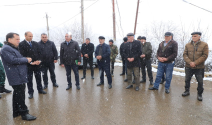 Qazaxda icra başçısı sərhəddə yerləşən Quşçu Ayrım və Fərəhli kəndlərində olub