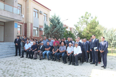 Qazaxda işğaldan azad edilmiş kəndlərdə mina təhlükəsizliyi ilə bağlı məcburi köçkünlər və sərhəddə yaşayan sakinlərlə maarifləndirici görüş keçirilib