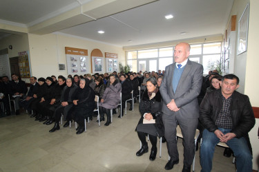 İcra başçısının bu il üzrə vətəndaşlarla nəzərdə tutulan sonuncu səyyar görüşü Ürkməzli kəndində olub