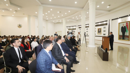 Qazaxda “Ümummilli Lider Heydər Əliyev müstəqil Azərbaycan Konstitusiyasının müəllifidir” mövzusunda elmi-praktiki konfrans keçirilib