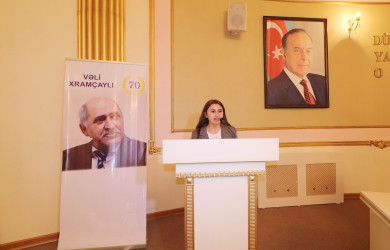 Qazaxda şair Vəli Xramçaylının 70 illiyinə həsr edilmiş yubiley tədbiri keçirilib