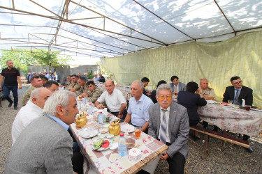 Qazaxda şəhid baş leytenant Yunis Kazımovun bu gün yeddi mərasimi keçirilib