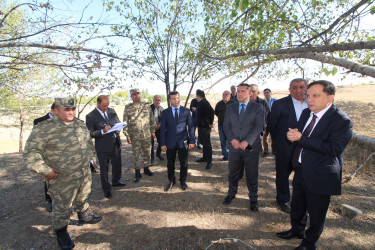 İcra başçısı Ağköynək və Qarapapaq kənd sakinlərini narahat edən məsələ ilə yerində tanış olub