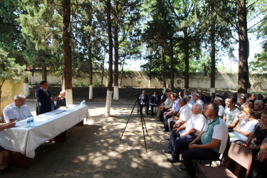 Qazaxda icra başçısının iyul ayı üzrə vətəndaşlarla keçirilən sonuncu səyyar görüşü rayonun Kəmərli kəndində olub