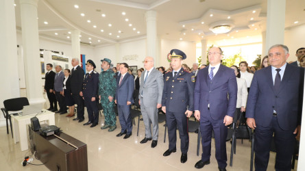 Qazaxda “Ümummilli Lider Heydər Əliyev müstəqil, suveren, demokratik, hüquqi dövlətin Azərbaycan modelinin müəllifidir” adlı elmi-praktiki konfrans keçirilib