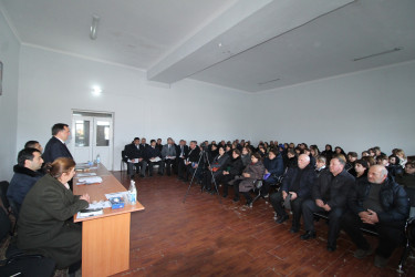 İcra başçısının cari il üzrə sonuncu səyyar görüşü Qazax şəhər sakinləri ilə olub