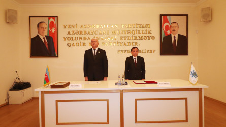 Qazaxda “15 iyun - Milli Qurtuluş Günü Azərbaycanın şanlı dövlətçilik tarixinə qızıl hərflərlə yazılan bir gündür!” mövzusunda tədbir keçirilib