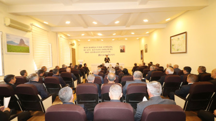 Qazaxda iri heyvandarlıq təsərrüfatı sahiblərinin iştirakı ilə iclas keçirilib