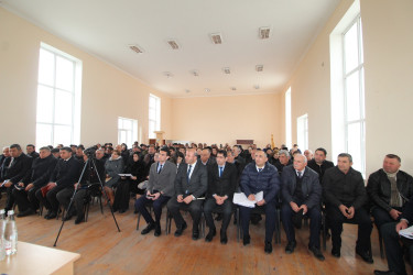 Fevral ayı üzrə vətəndaşlarla nəzərdə tutulan növbəti səyyar görüş Yuxarı Salahlı kəndində keçirilib