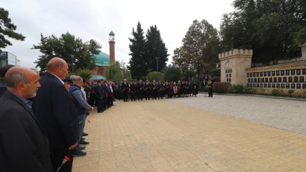 Qazaxda 27 Sentyabr - Anım Günündə qəhrəman Vətən oğullarının əziz xatirəsi anılıb