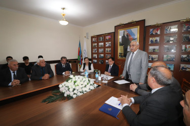 BDU-nun Qazax filialında Ulu Öndər Heydər Əliyevin anadan olmasının 100 illiyinə həsr olunmuş “Tarix yaradan Şəxsiyyət” mövzusunda konfrans keçirilib