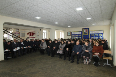 Qazaxda icra başçısının fevral ayında vətəndaşlarla keçirilən növbəti səyyar görüşü şəhərin Nəriman Nərimanov yaşayış massivində yaşayan sakinlərlə olub