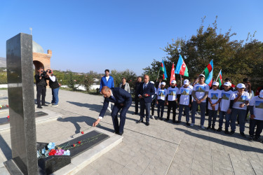 Qazaxda “Heydər Əliyev İli” çərçivəsində Ulu Öndərin anadan olmasının 100 illiyinə həsr olunmuş veloyürüş keçirilib