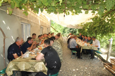 Qazaxda Tovuz döyüşlərinin qəhrəmanı şəhid mayor Namiq Əhmədovun ildönümündə xatirəsi yad olunub