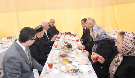 Vətən müharibəsində Şəhidlik zirvəsinə ucalan Oruc Qasımovun ildönümündə əziz xatirəsi anılıb