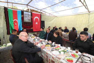 Qazaxda şəhid baş leytenant Yunis Kazımovun bu gün qırx mərasimi keçirilib