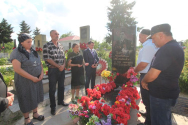 Qazaxda Qurban bayramı ərəfəsində Vətən müharibəsi şəhidləri yad edilib