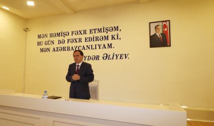 Qazax RİH-də keçirilən 15 İyun - Milli Qurtuluş Gününə həsr olunmuş tədbirdə bir qrup əməkdaş Fəxri Fərmanla təltif olunub
