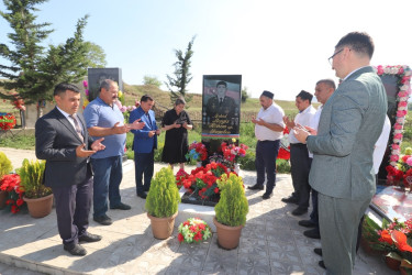 Vətən müharibəsi şəhidləri məzarları başında yad edilib