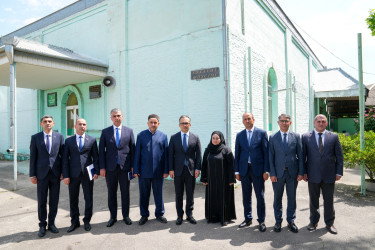 Komitə sədri Qazaxda yerləşən dini ibadətgahların fəaliyyəti ilə tanış olub