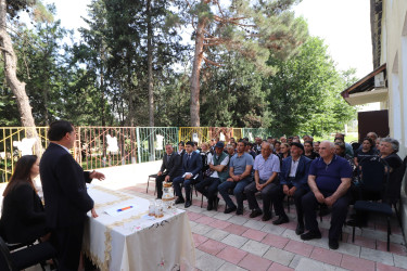 Millət vəkili Ülviyyə Ağayeva bu gün sərhəddə yerləşən Cəfərli kəndində yaşayan sakinlərlə görüşüb