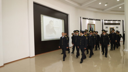 Qazaxda bir qrup Polis əməkdaşı peşə bayramları münasibətilə Fəxri Fərmanla təltif edilib