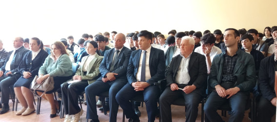 Qazaxda məktəblilərlə maarifləndirici görüş keçirilib