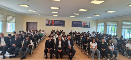 Qazaxda məktəblilər zərərli vərdişlərin fəsadları barədə məlumatlandırılır