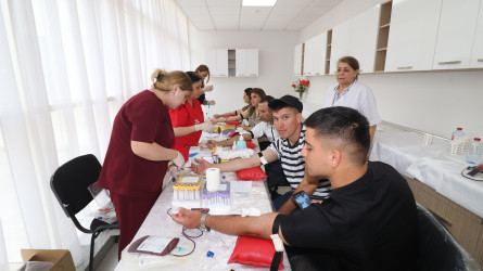 Qazaxda növbəti qanvermə aksiyası keçirilib