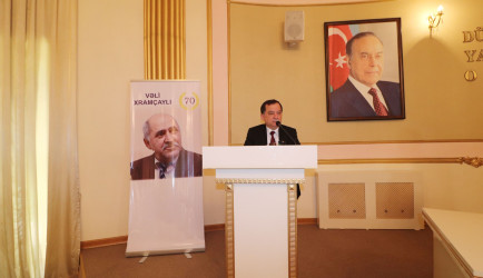 Qazaxda şair Vəli Xramçaylının 70 illiyinə həsr edilmiş yubiley tədbiri keçirilib