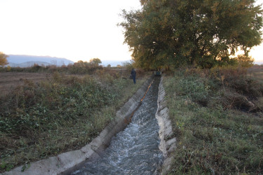 İcra başçısı kəndlərdə arx və kanallarda aparılan təmizlik işlərinin mövcud vəziyyəti ilə maraqlanıb