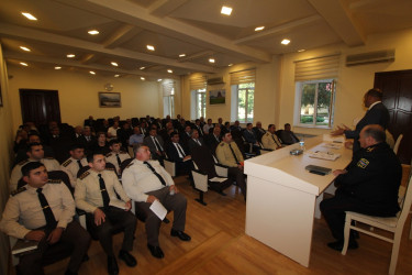 Qazaxda dənli və texniki bitkilərin, meşə və meşə zolaqlarının yanğın təhlükəsizliyinin təmin olunmasına həsr olunmuş seminar-müşavirə keçirilib