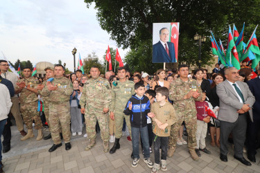 Qazaxda Ulu Öndər Heydər Əliyevin 100 illik yubileyinə həsr olunmuş möhtəşəm konsert təşkil olunub