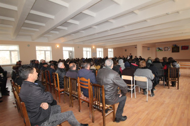 Qazaxda icra başçısının mart ayında vətəndaşlarla nəzərdə tutulan ilk səyyar görüşü Daş Salahlı kəndində olub