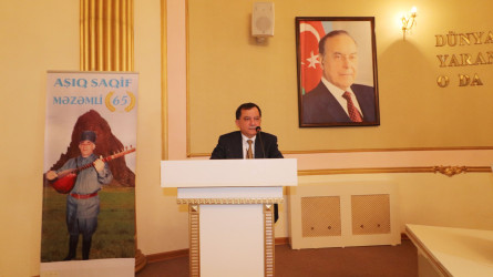 Qazaxda Aşıq Saqif Məzəmlinin 65 illik yubileyi qeyd olunub