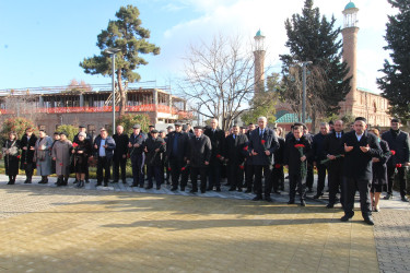 Qazaxda “Ümummilli Lider Heydər Əliyevin Xocalı soyqırımının dünya ictimaiyyətinə çatdırılmasında müstəsna xidmətləri” mövzusunda tədbir keçirilib