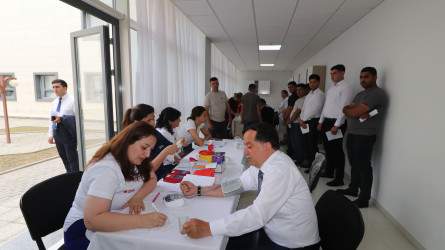 Qazaxda növbəti qanvermə aksiyası keçirilib