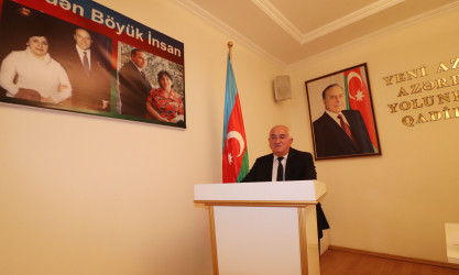 Qazaxda “15 iyun - Milli Qurtuluş Günü Azərbaycanın şanlı dövlətçilik tarixinə qızıl hərflərlə yazılan bir gündür!” mövzusunda tədbir keçirilib