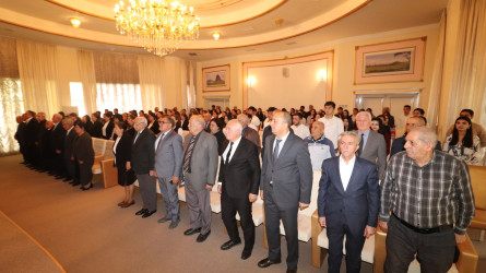 Qazaxda şair Vəli Xramçaylının 70 illiyinə həsr edilmiş yubiley tədbiri keçirilib