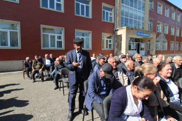 May ayı üzrə vətəndaşlarla keçirilən ilk səyyar görüş Birinci Şıxlı kəndində olub