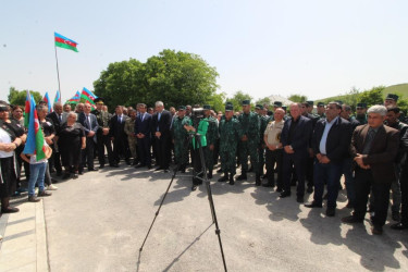 Bu gün Qazaxda şəhid Məmməd Mərdanovun doğulduğu Xanlıqlar kəndində adını əbədiləşdirən bulağın açılışı olub