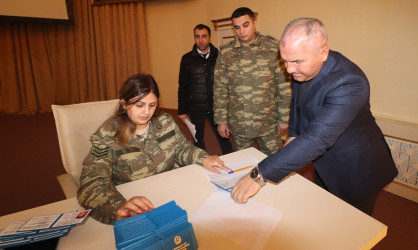 Qazaxda Vətən müharibəsi iştirakçılarına "Müharibə veteranı" vəsiqələri təqdim olunub