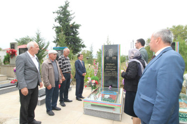 Qazaxda 27 Sentyabr - Anım Günü ərəfəsində Vətən müharibəsi şəhidlərinin məzarları ziyarət edilib