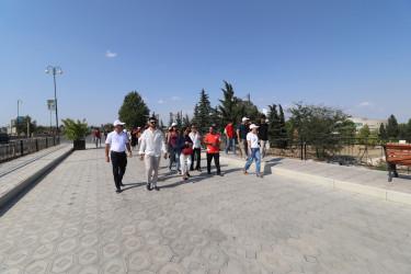 Qazaxda səfərdə olan “Gənc alimlərin yay düşərgəsi”nin iştirakçıları rayonun görməli yerlərinə ekskursiya ediblər