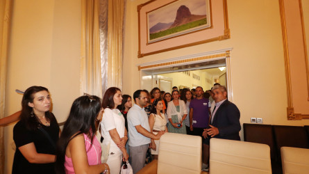 Qazaxda səfərdə olan “Gənc alimlərin yay düşərgəsi”nin iştirakçıları rayonun görməli yerlərinə ekskursiya ediblər