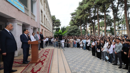 BDU-nun Qazax filialında Bilik Günü və 2024-2025-ci tədris ilinin başlanması münasibətilə tədbir keçirilib