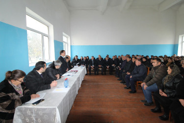 Dekabr ayı üzrə vətəndaşlarla keçirilən növbəti səyyar görüş Xanlıqlar kəndində olub